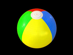 Bola de praia 2 Modelo 3D