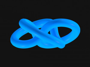 Trefoil Knot A 3D 모델