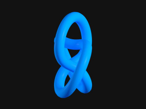 Trefoil Knot A 3D 모델
