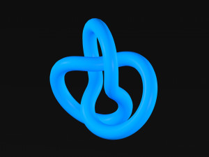Trefoil Knot A 3D 모델