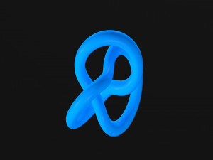 Trefoil Knot A 3D 모델
