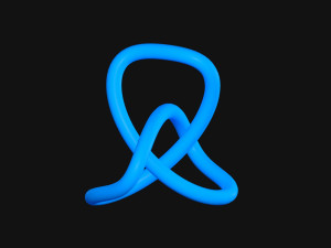 Trefoil Knot B Modello 3D
