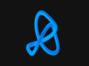 Trefoil Knot B Modello 3D