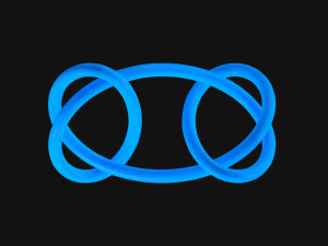 Granny Knot 3D Model