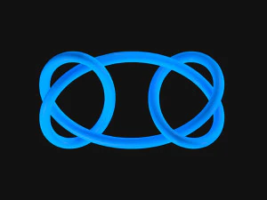 Granny Knot 3D Model