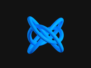 Granny Knot 3D Model