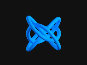 Granny Knot 3D Model