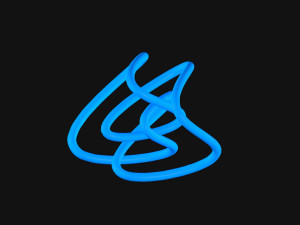 Figure Eight Loop Knot 3D Model