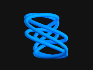 Figure Eight Loop Knot 3D Model