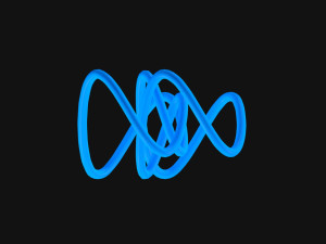 Figure Eight Loop Knot 3D Model