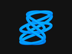 Figure Eight Loop Knot 3D Model