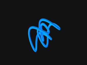 Figure Eight Loop Knot 3D Model