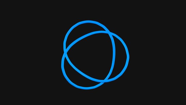 Torus Knot 3 3D-Modell .c4d .max .obj .3ds .fbx .stl .blend 