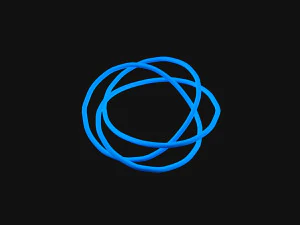 토러스 매듭 4 3D 모델