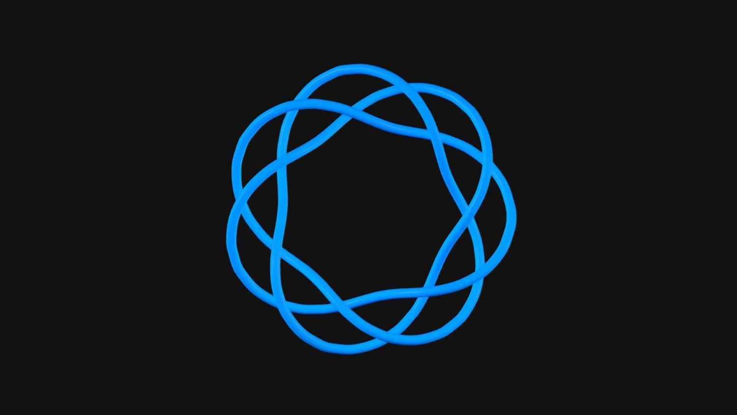 Torus Knot 6 3D Model .c4d .max .obj .3ds .fbx .stl .blend 