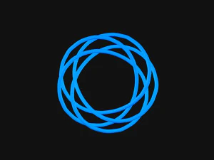 トーラスノット8 3Dモデル