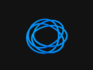 Torus Knot 8 Modello 3D