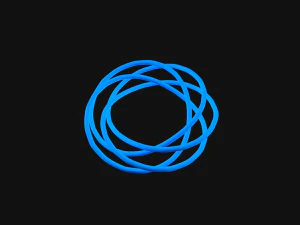 Torus Knot 8 3D Model