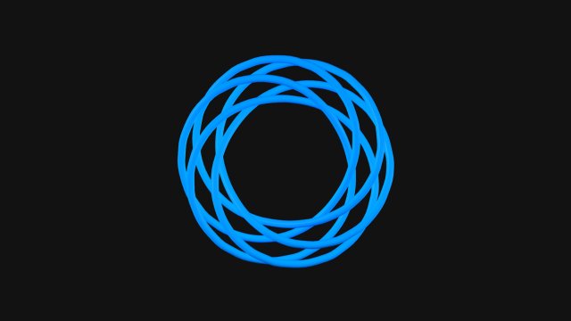 Torus Knot 9 Modèle 3D .c4d .max .obj .3ds .fbx .stl .blend 