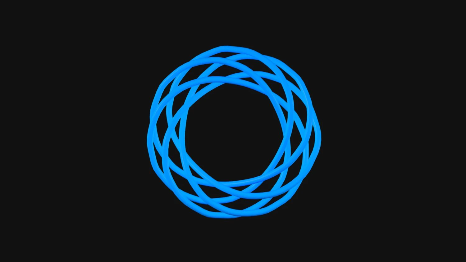 Torus Knot 13 3D Model .c4d .max .obj .3ds .fbx .stl .blend
