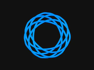 トーラスノット 13 3Dモデル