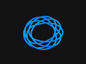 Torus Knot 13 Model 3D