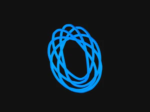 Torus Knot 13 3D Model