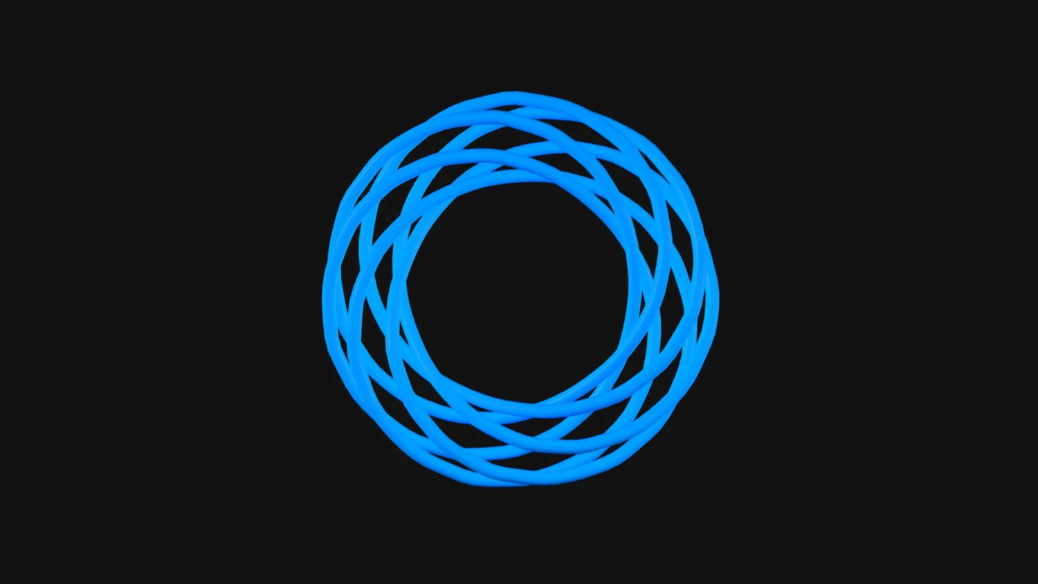 Torus Knot 14 3D Model .c4d .max .obj .3ds .fbx .stl .blend 
