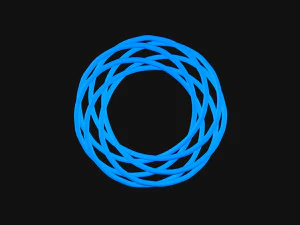 トーラスノット 14 3Dモデル