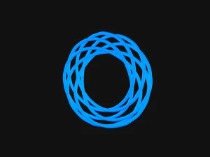 Torus Knot 14 3D Model