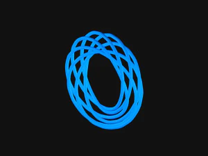 Torus Knot 14 3D Model