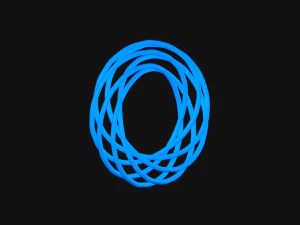 Torus Knot 14 3D Model