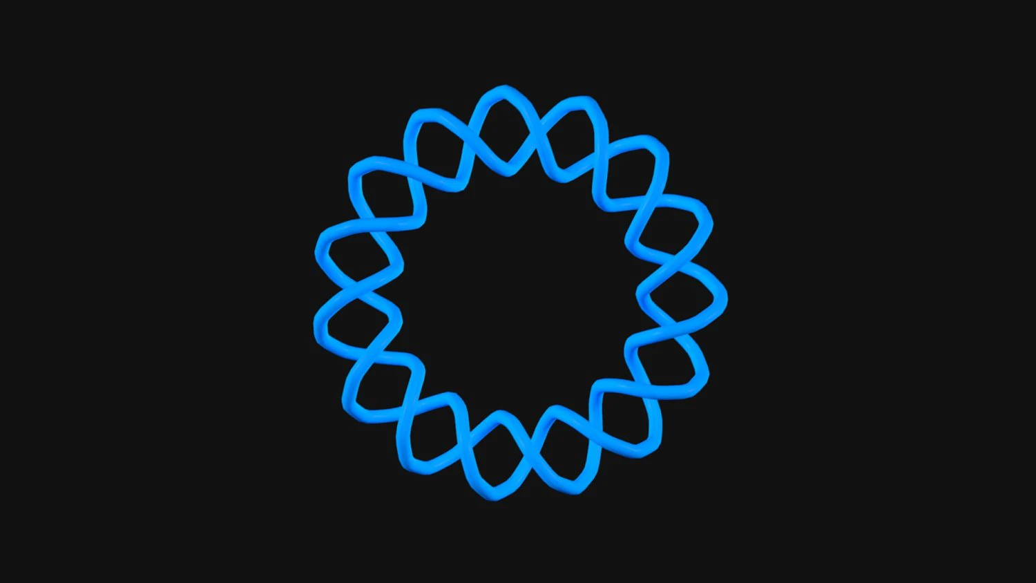 Torus Knot 15 3D Model .c4d .max .obj .3ds .fbx .stl .blend 
