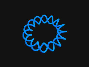 Torus Knot 15 3D Model