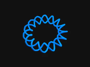 Torus Knot 15 3D Model