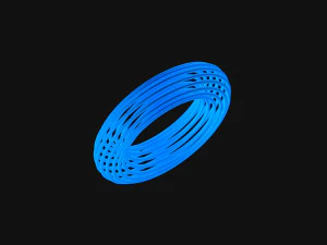Torus Knot 16 3D Model