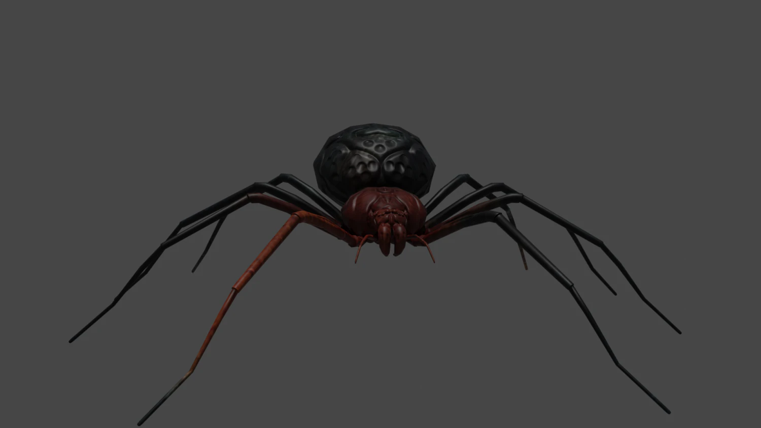 Spider blender 3D Model .c4d .max .obj .3ds .fbx .stl .blend 