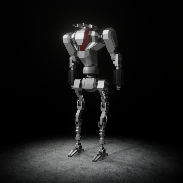 sifi-robot Model 3D .c4d .max .obj .3ds .fbx .stl .blend 