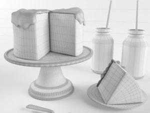 cake choco 3D Model