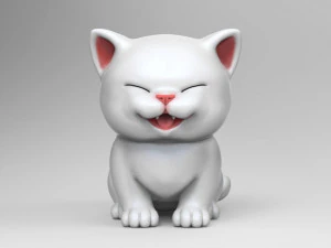 可爱的小猫 v2 stl 3d 打印模型 3D 模型