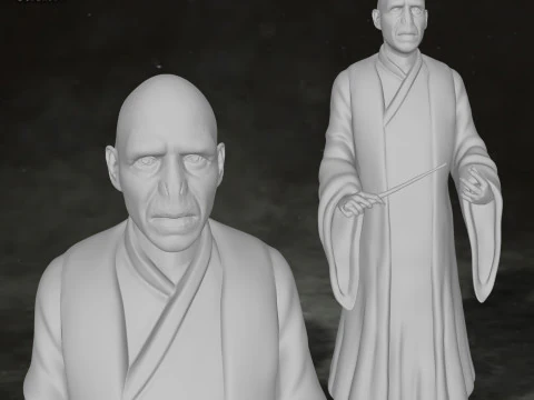 Harry Potter Lord Voldemort Legende STL-Druck Geschenk Filmliebhaber Spiel Custom Actionfigur 3D Druckmodell