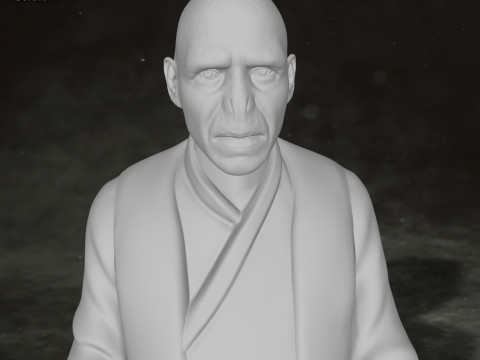 Harry Potter Lord Voldemort Legend STL Print Gift Movie Lover Game Custom Action Figure 3D 打印模型