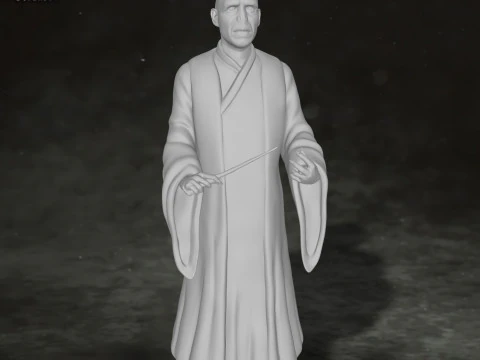 Harry Potter Lord Voldemort Legend STL Print Gift Movie Lover Game Figurine d'action personnalis&eacute;e Modèles 3D en vedette