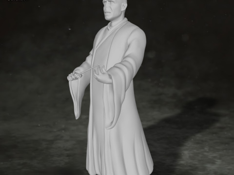 Harry Potter Lord Voldemort Legend STL Print Gift Movie Lover Game Custom Action Figure 3D 打印模型