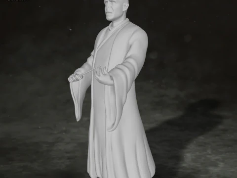 Harry Potter Lord Voldemort Legend STL Print Gift Movie Lover Game Figurine d'action personnalis&eacute;e Modèles 3D en vedette