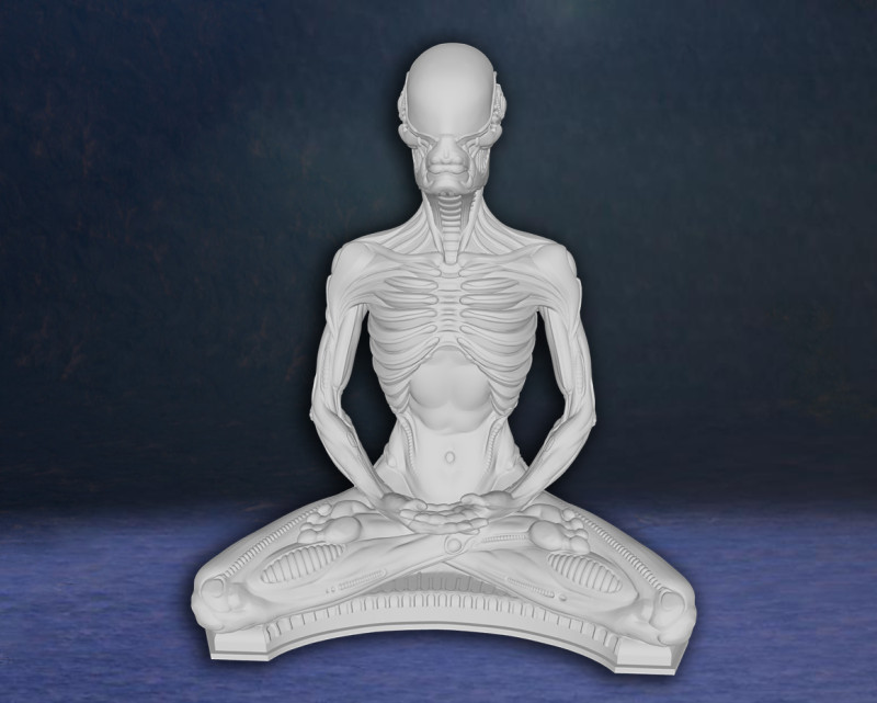 Alien Meditation Hudson Hicks Facehugger Ellen Ripley Newt Action Figures Custom 3D print model Model Cetak 3D .c4d .max .obj .3ds .fbx .stl .blend 