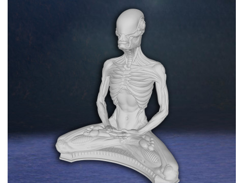Alien Meditation Hudson Hicks Facehugger Ellen Ripley Newt Action Figures Custom 3D print model Model Cetak 3D