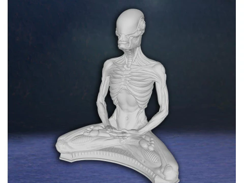 Alien Meditation Hudson Hicks Facehugger Ellen Ripley Newt Action Figures Custom 3D print model 3D Print Model