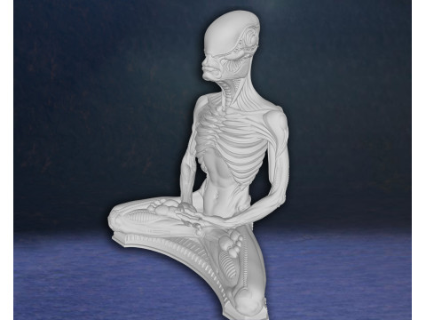 Alien Meditation Hudson Hicks Facehugger Ellen Ripley Newt Action Figures Custom 3D print model Model Cetak 3D