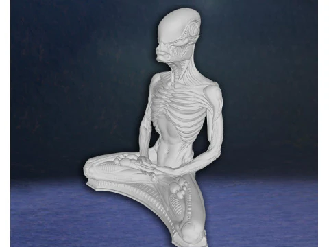 Alien Meditation Hudson Hicks Facehugger Ellen Ripley Newt Action Figures Custom 3D print model 3D Print Model